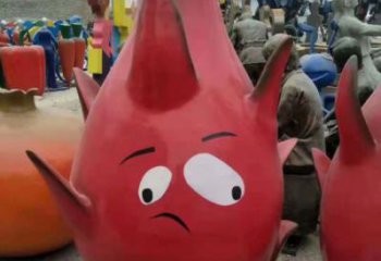 園林火龍果雕塑 風(fēng)景區(qū)仿真雕塑 廣場(chǎng)小品