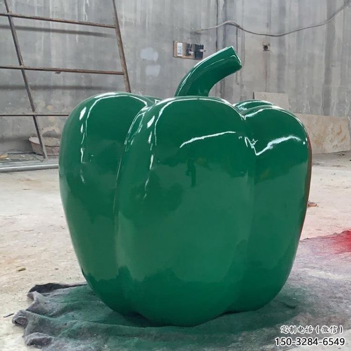 創(chuàng)意青椒雕塑 步行街店門口雕塑 蔬菜小品
