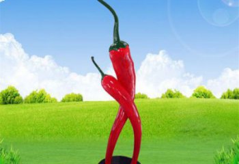 大型辣椒雕塑 商業街廣場雕塑 蔬菜擺件