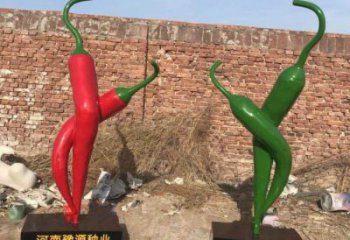 酒店辣椒雕塑 庭院仿真雕塑 彩繪小品