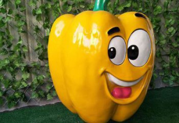 店門口青椒雕塑 創意景觀雕塑 仿真擺件