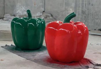 門口青椒雕塑 售樓處仿真雕塑 彩繪小品