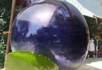 彩繪藍莓雕塑 仿真雕塑 步行街擺件