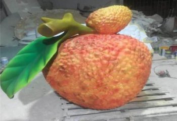 創(chuàng)意荔枝雕塑 步行街店門口雕塑 水果小品