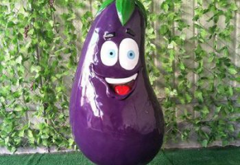 城市茄子雕塑 風景區彩繪雕塑 抽象擺件