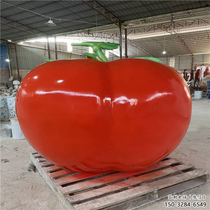 店門(mén)口番茄雕塑 創(chuàng)意景觀(guān)雕塑 仿真擺件