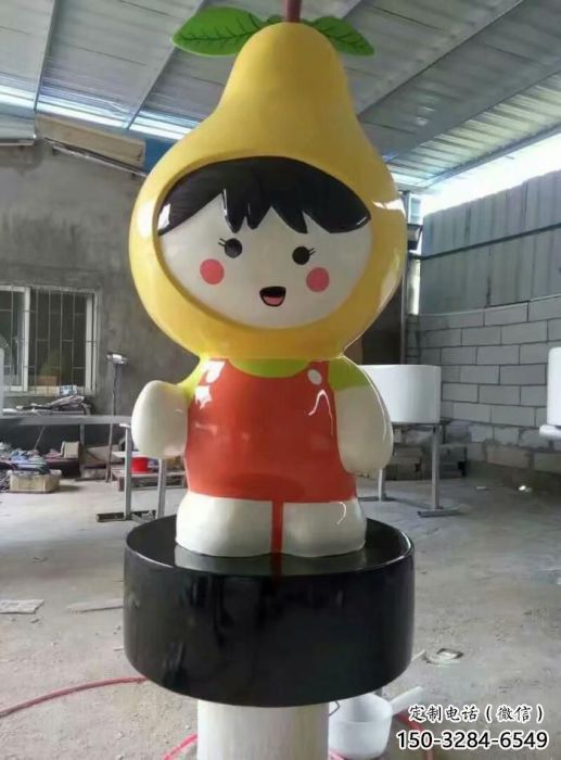 仿真鴨梨雕塑 酒店公園雕塑 風景區擺件