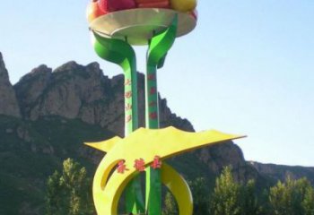 大型果樹雕塑 門口創意雕塑 售樓處小品