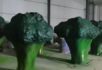 彩繪西藍(lán)花雕塑 大型城市雕塑 商業(yè)街?jǐn)[件