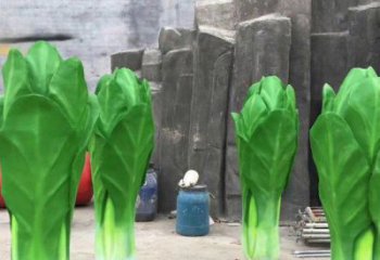 酒店西藍(lán)花雕塑 庭院仿真雕塑 彩繪小品