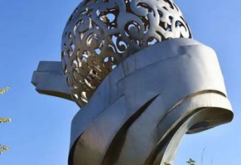 鏤空鴨梨雕塑 廣場(chǎng)水果雕塑 門口小品