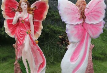 風景區蝴蝶仙子雕塑 售樓處廣場雕塑 仿古擺件