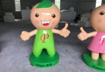 大型娃娃雕塑 商業(yè)街廣場雕塑 彩繪擺件