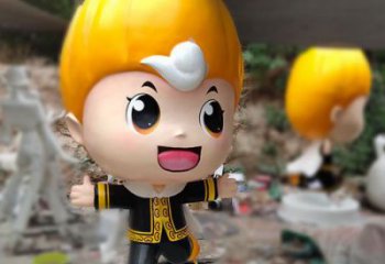 田間娃娃雕塑 彩繪動漫雕塑 園林?jǐn)[件