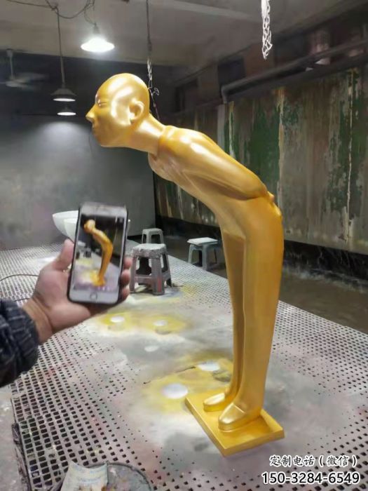 創意迎賓雕塑 步行街店門口雕塑 卡通小品