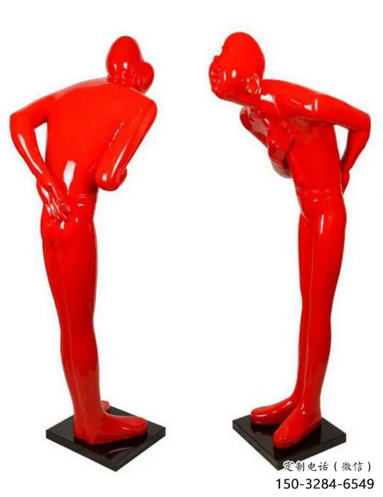 酒店迎賓雕塑 庭院動漫雕塑 彩繪小品