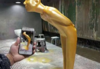 創(chuàng)意迎賓雕塑 步行街店門口雕塑 卡通小品