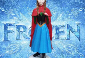 冰雪奇緣雕塑 庭院彩繪雕塑 田間小品