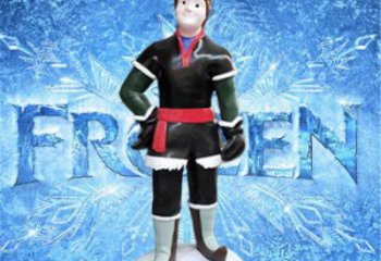 抽象冰雪奇緣雕塑 店門口彩繪雕塑 步行街擺件