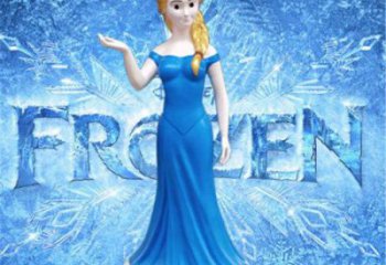 大型冰雪奇緣雕塑 門口創意雕塑 售樓處小品
