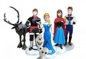 園林冰雪奇緣雕塑 風景區卡通雕塑 廣場小品