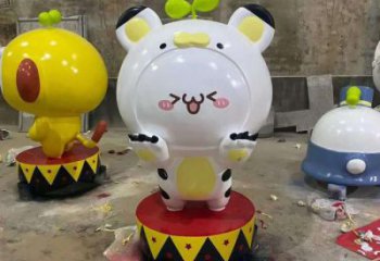 卡通迪士尼雕塑 店門口園林雕塑 彩繪小品