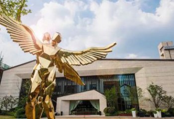 大型飛人雕塑 門口創(chuàng)意雕塑 售樓處小品