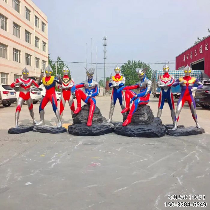 園林奧特曼雕塑 城市廣場雕塑 步行街擺件