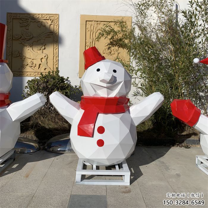 店門口雪人雕塑 創(chuàng)意景觀雕塑 卡通擺件