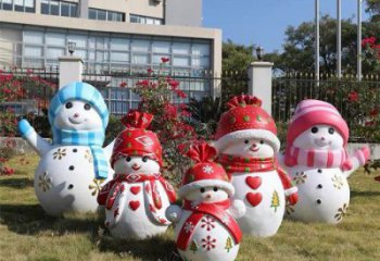 卡通圣誕老人雕塑 酒店公園雕塑 風景區擺件