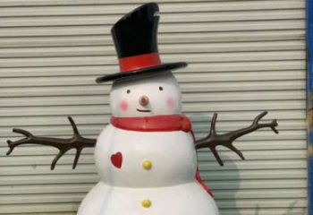 廣場雪人雕塑 公園卡通雕塑 抽象擺件
