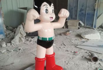 門口公仔雕塑 售樓處卡通雕塑 彩繪小品