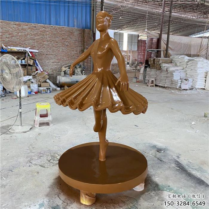 仿古女孩雕塑 庭院彩繪雕塑 田間小品