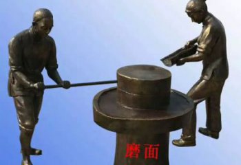 城市農(nóng)夫雕塑 風(fēng)景區(qū)彩繪雕塑 抽象擺件