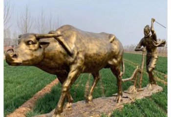 庭院農(nóng)夫雕塑 城市農(nóng)耕雕塑 民俗小品