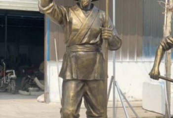 園林農夫雕塑 城市廣場雕塑 步行街擺件