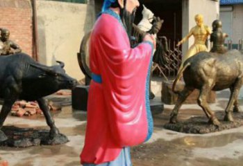 園林孔子雕塑 風景區學校雕塑 廣場小品