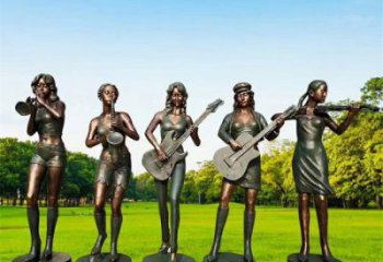 風(fēng)景區(qū)音樂人雕塑 售樓處廣場雕塑 仿古擺件