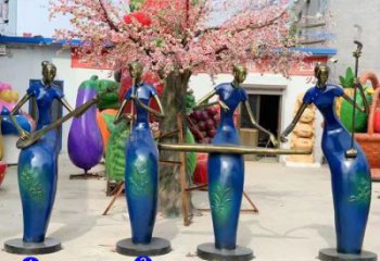 音樂人雕塑 風(fēng)景區(qū)幾何雕塑 廣場小品