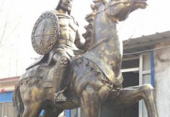 騎馬人雕塑 風景區(qū)幾何雕塑 廣場小品