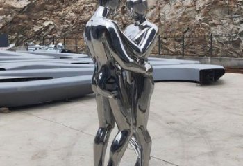 售樓處情侶雕塑 商業街雕塑 幸福擺件