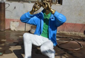 幸福三口之家雕塑 酒店公園雕塑 風景區擺件