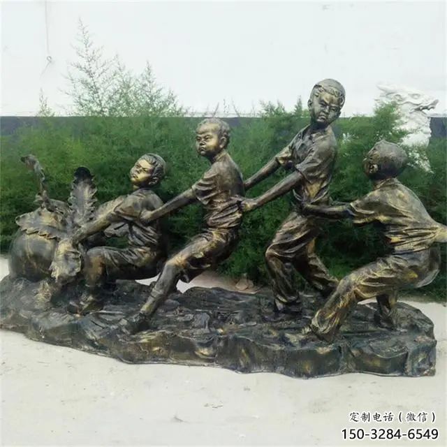 城市拔蘿卜雕塑 風景區彩繪雕塑 抽象擺件