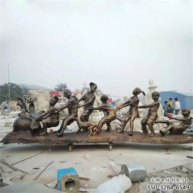 店門口拔蘿卜雕塑 創意景觀雕塑 民俗擺件