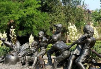 酒店拔蘿卜雕塑 庭院民俗雕塑 彩繪小品