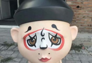 創意戲曲雕塑 步行街店門口雕塑 民俗小品