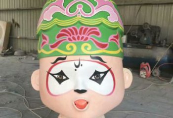 公園戲曲雕塑 酒店門口雕塑 彩繪擺件