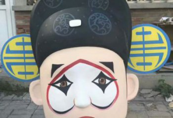酒店戲曲雕塑 庭院民俗雕塑 彩繪小品
