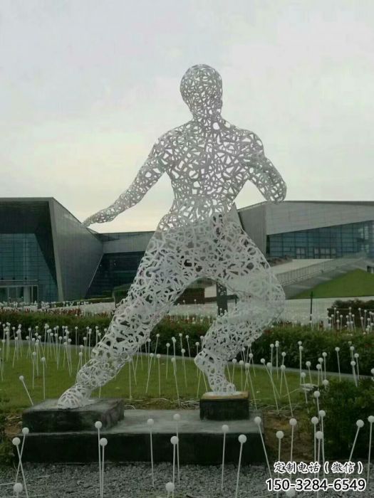 鏤空李小龍雕塑 廣場近代雕塑 門口小品