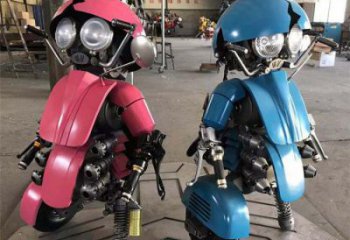 酒店機器人雕塑 庭院卡通雕塑 彩繪小品